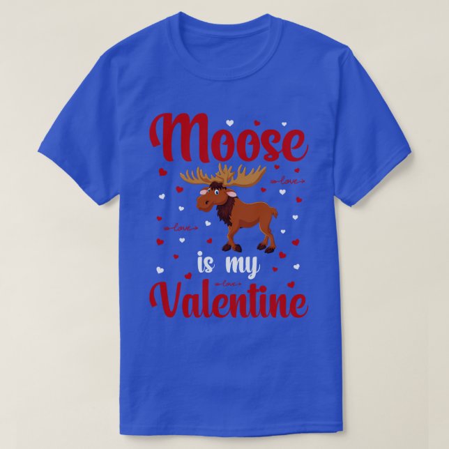 Elch ist mein Valentine T-Shirt (Design vorne)
