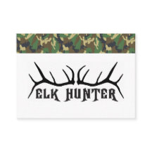 Elch-Jäger mit Camouflage-Grenze