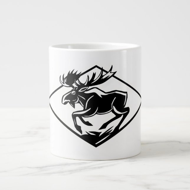 Elch  Jumbo-Tasse (Vorderseite)