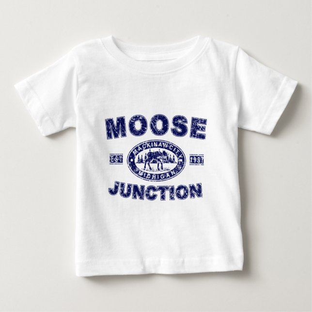 Elch-Junction-Distressed-[ Baby T-shirt (Vorderseite)