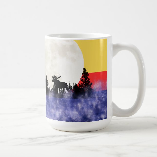 Elch-Kaffeetasse Kaffeetasse (Rechts)