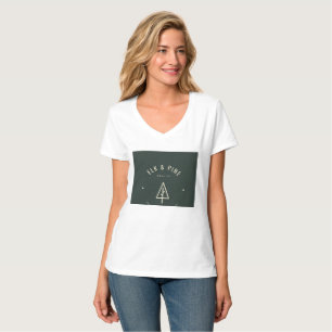 Elch & Kiefer Bild T-Shirt