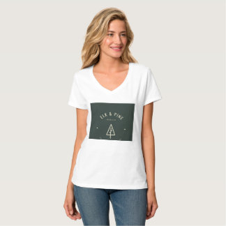 Elch & Kiefer Bild  T-Shirt