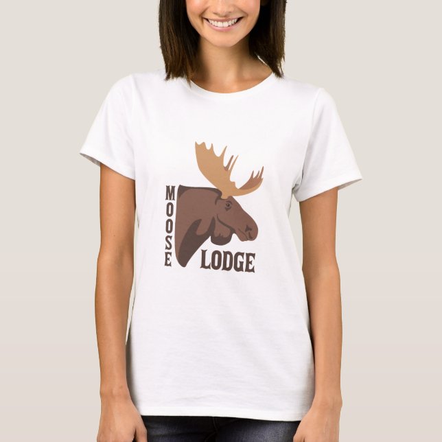 Elch Lodge T-Shirt (Vorderseite)