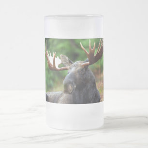 Elch Mattglas Bierglas