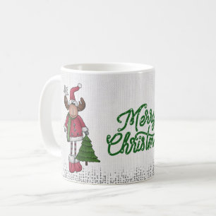 Elch mit Baum  Kaffeetasse
