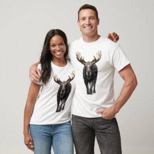 Elch nähert sich T-Shirt