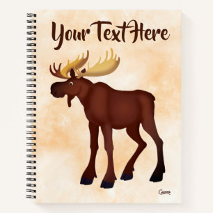 Elch - Notebook Notizbuch