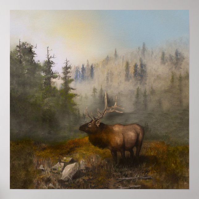 Elch Poster (Vorne)