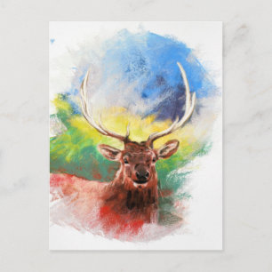 Elch Postkarte