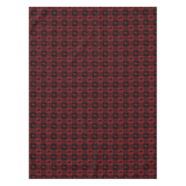 Elch-rotes schwarzes kariertes tischdecke