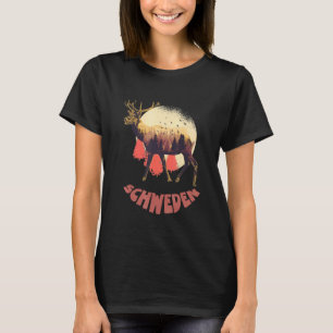 Elch Schweden Hallo Outdoor Skandinavien Angeln ho T-Shirt