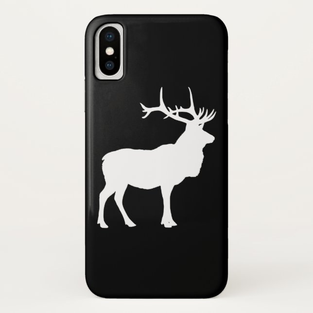 Elch-Silhouette Case-Mate iPhone Hülle (Rückseite)