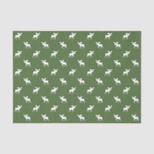 Elch-Silhouetten-Muster Seidenpapier