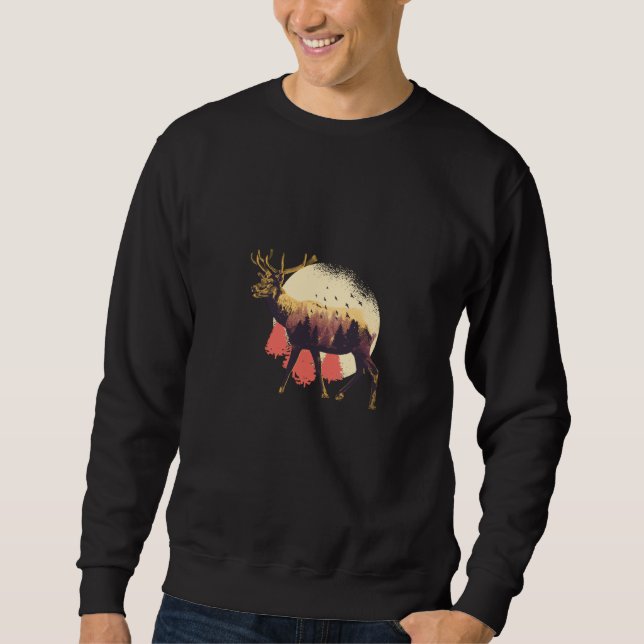 Elch Sweatshirt (Vorderseite)