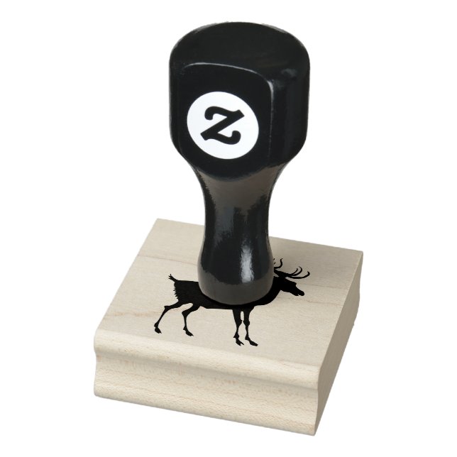 Elch-Tierdesign Gummistempel (Stempel)