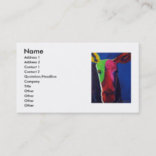 Elch-Visitenkarte Visitenkarte