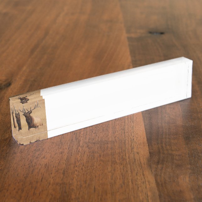 Elchaufladung Namensplakette (Seite)