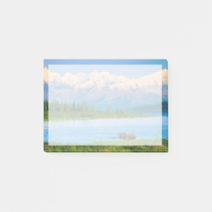 Elchbulle im Wonder Lake Post-it Klebezettel