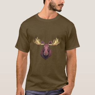 Elchbullen-Kopf T-Shirt
