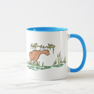 Elche auf dem losen tasse