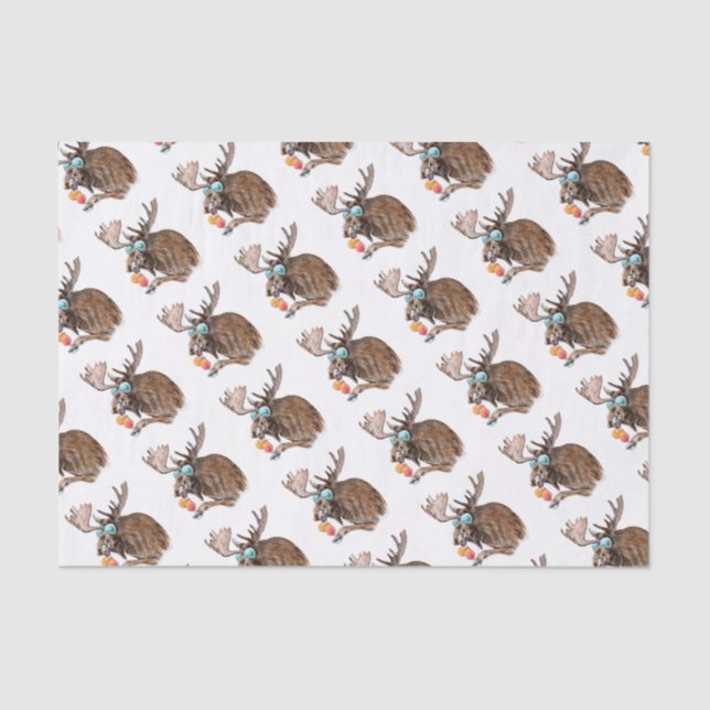 Elche auf Ferien Seidenpapier (Vorderseite)