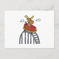 Elche auf Roller-Untersetzer | Hintergrundfarbe au