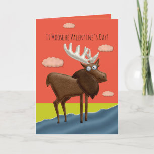 Elche Be Valentine Card Karte