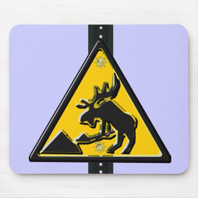 Elche bei der Arbeit Mousepad (Vorne)