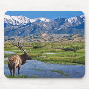 Elche Colorados Rocky Mountains Mousepad