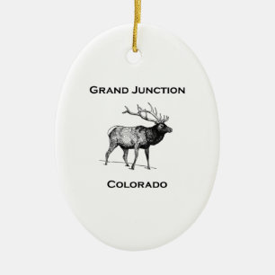 Elche Grand Junction Colorado Keramikornament