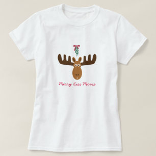 Elche Head_Mooseltoe_Merry Kuss-Elche T-Shirt