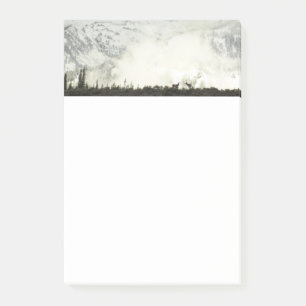 Elche im Grand Teton National Park Fotografie Post-it Klebezettel