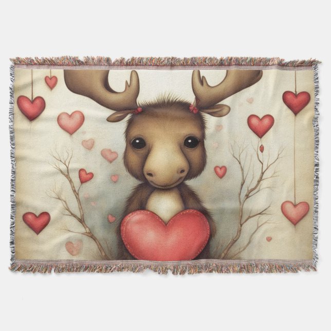 Elche Liebe 1 Decke (Vorderseite)