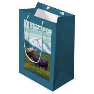 Elche mit MountainUtah Mittlere Geschenktüte