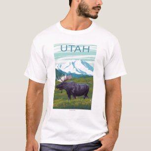 Elche mit MountainUtah T-Shirt