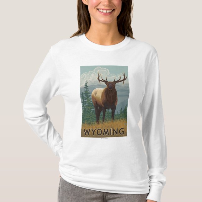 Elche SceneWyoming T-Shirt (Vorderseite)