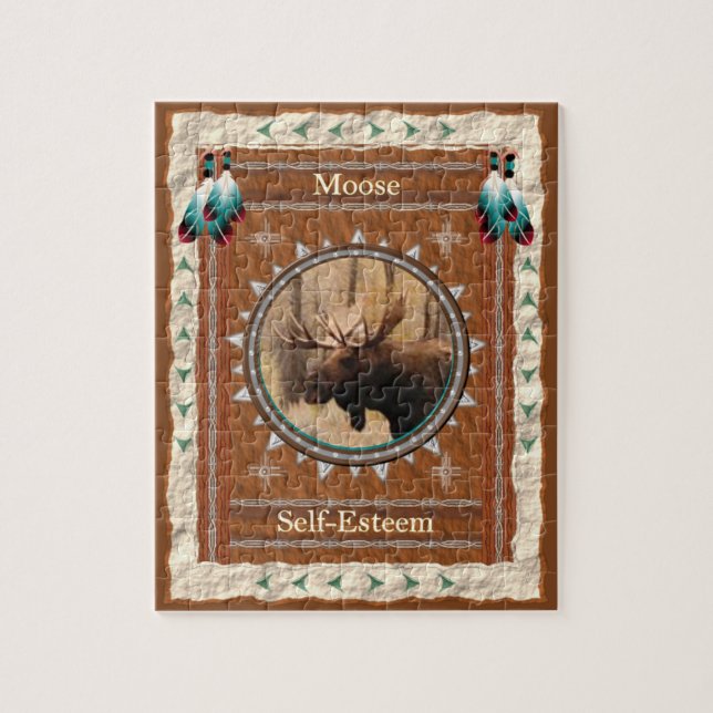 Elche - Selbstachtungs-Puzzle mit Kasten Puzzle (Vertikal)