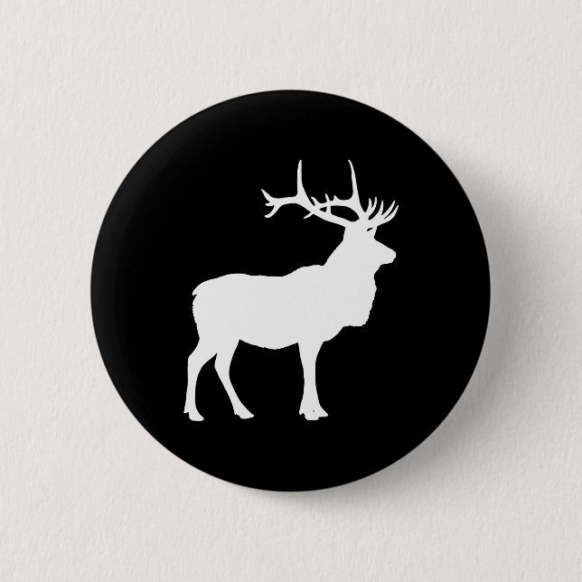 Elche Silhouette Button (Vorderseite)