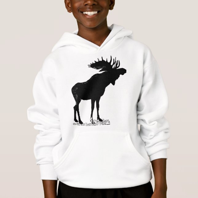 Elche Silhouette Hoodie (Vorderseite)