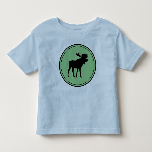 Elche Silhouette Wilderness T - Shirt (Vorderseite)