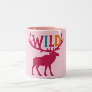 Elche Silhouette Zweifarbige Tasse