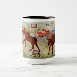 Elche Spaß Combo Tasse, 15 oz Tasse