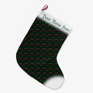 Elche Strumpf Elche Weihnachts-Strumpf Custom Großer Weihnachtsstrumpf
