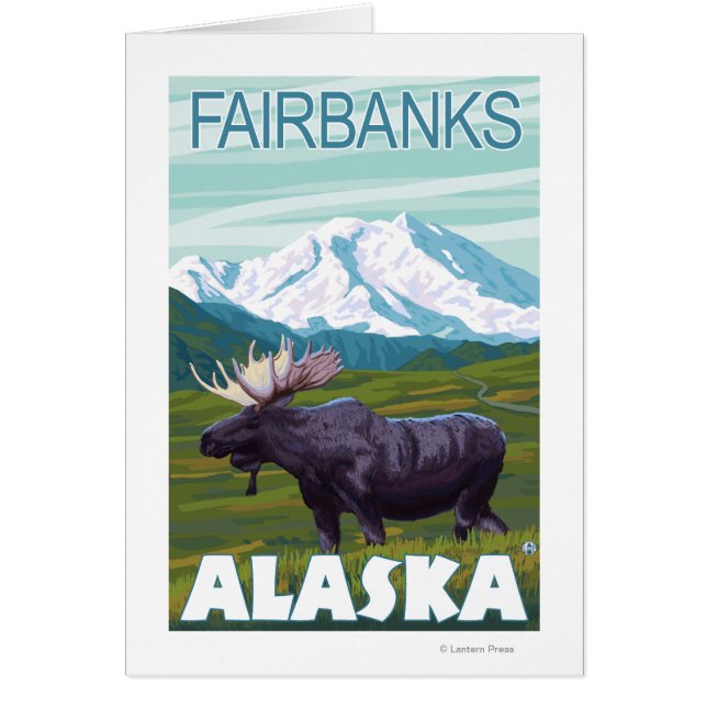 Elche Szene - Fairbanks, Alaska (Vorne)