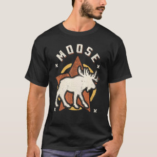 Elche Vintag Retro Klassisches Tier T-Shirt