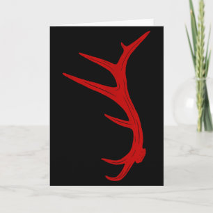 Elchjagd Bull Geweih Shed Karte