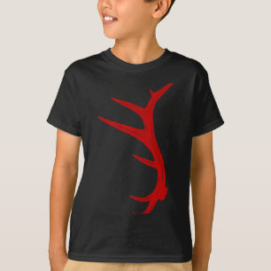 Elchjagd Bullengeweih abgeworfen T-Shirt