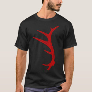 Elchjagd Bullengeweih abgeworfen  T-Shirt