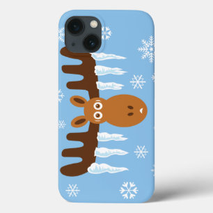 Elchkopf_Eisige Geweihe_Humorvolle Feiertage Case-Mate iPhone Hülle